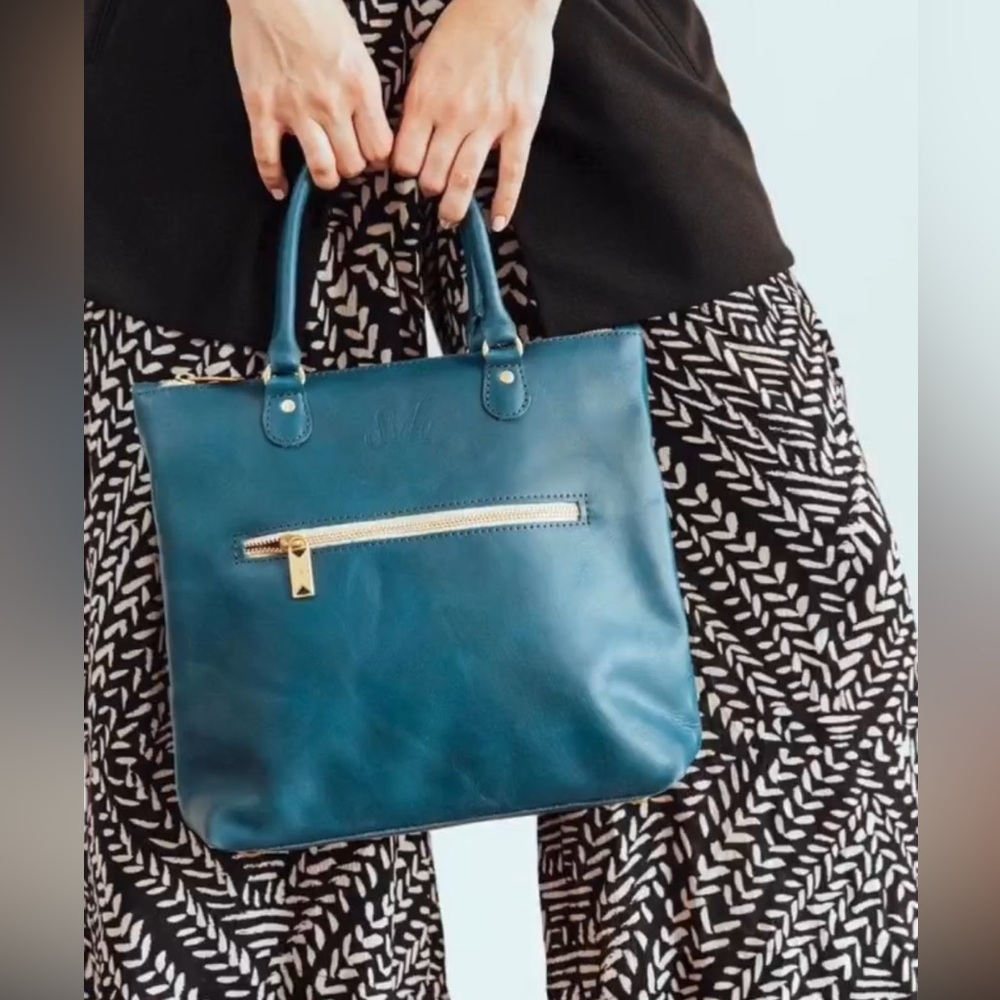 Sseko Convertible Shopper Crossbody Backpack High Seas Teal